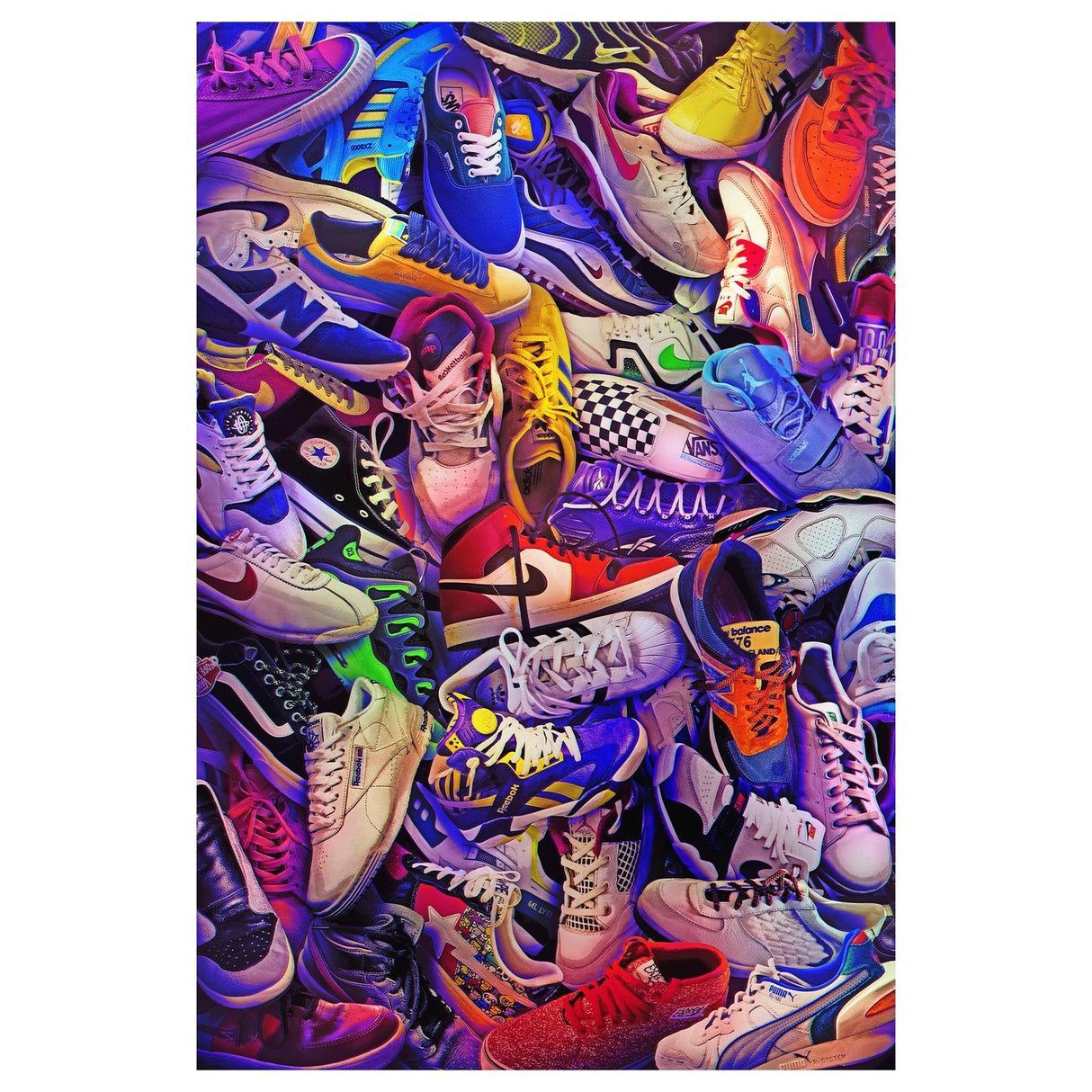 Sneakerheads 1000-Piece Jigsaw Puzzle | Fun Brain Teaser, Toys & Games | 28 x 20 Inches Toynk