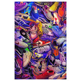 Sneakerheads 1000-Piece Jigsaw Puzzle | Fun Brain Teaser, Toys & Games | 28 x 20 Inches Toynk