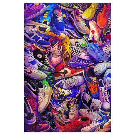Sneakerheads 1000-Piece Jigsaw Puzzle | Fun Brain Teaser, Toys & Games | 28 x 20 Inches Toynk