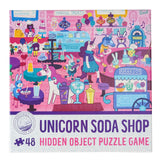 Foothill Toy Co. Children’s Jigsaw Puzzle | Unique Unicorn Art | Educational Gift for Kids 3-8, Unicorn Soda Shop - 48 Piece Foothill Toy Co.
