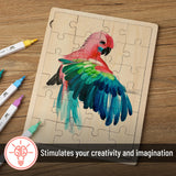 Mr. Pen- Blank Wooden Puzzle, 24 Pieces, 11.8" x 8.8", Wooden Blank Puzzles to Draw on Mr. Pen