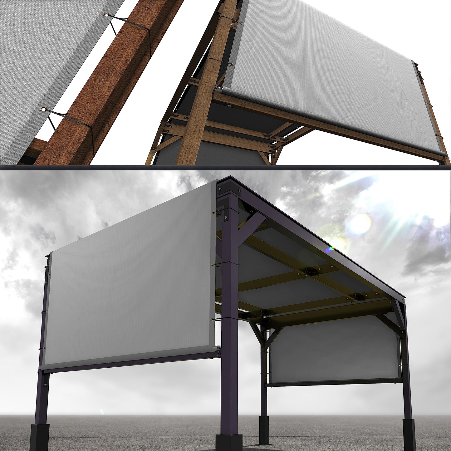 How to build a freestanding or wall-mounted Pergola