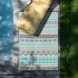 BMCH Outdoor Rugs, Outdoor Plastic Straw Rug, Reversible Waterproof Carpet for Camping, Poolside, Garden, BBQ Area, Gazebo Flooring, RV Park & Beach, Bohemian Style, 6x9 BMCH