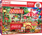 MasterPieces 2000 Piece Jigsaw Puzzle for Adults and Families - Coca-Cola Stand - 39"x27" Masterpieces