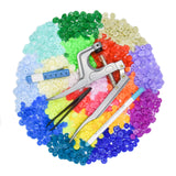 LYNDA Snaps and Snap Pliers Set, 360 Sets T5 Plastic Buttons for Sewing and Crafting LYNDA