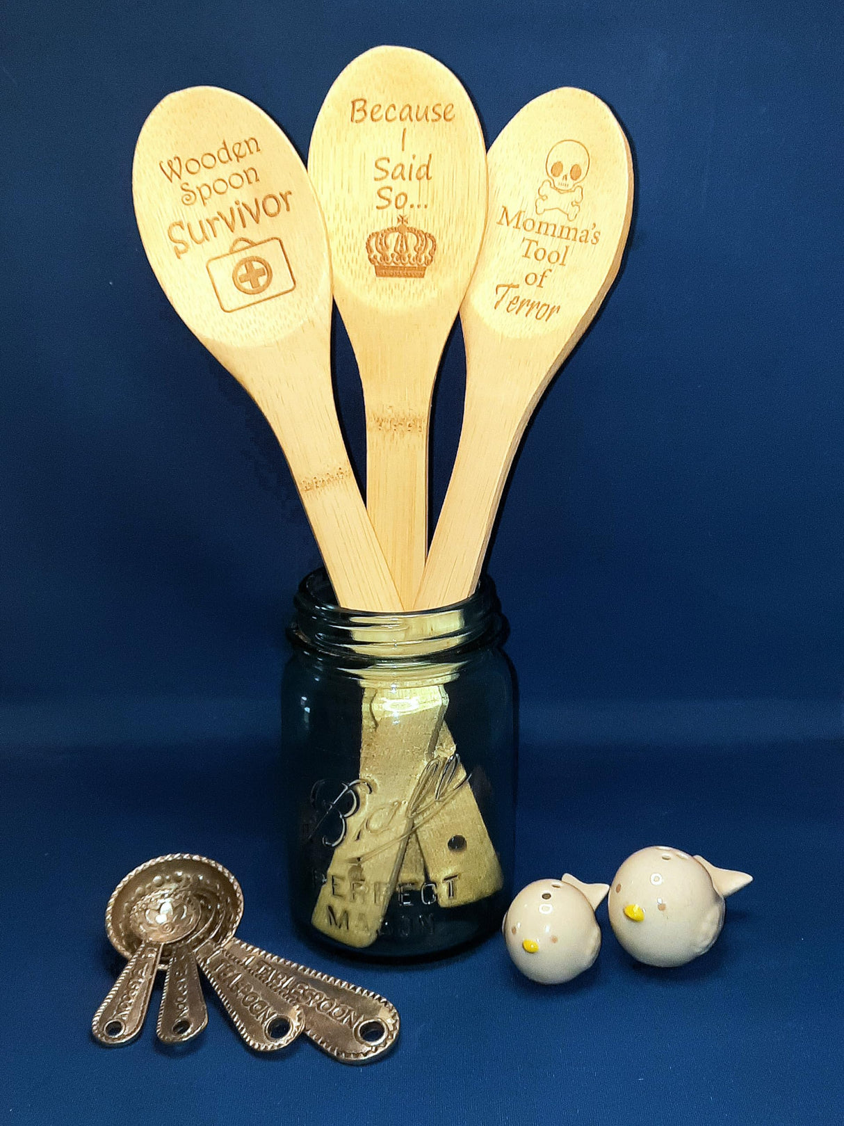 Funny Cooking Spoon, Eco-Friendly Bamboo Cooking Utensil, Funny Old School Gag Gift, Gen X, Wooden Spoon Survivor, Sassy Humor, Laser Engraved Wooden Spoon (Not Personalized) (Wooden Spoon Survivor) Generic