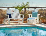 POLYWOOD® Classic Adirondack Glider, Slate Grey Polywood