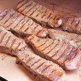 GrillShield - 2 Extra Large Copper Grill and Bake Mats - Best Gift - 17 X 23 inches Non Stick Mats for BBQ Griddle Baking, Reusable and Easy to Clean GrillShield