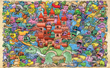 Pintoo Jigsaw Puzzles 1000 Piece for Adults - Mystical Castle Beautiful Plastic Puzzle for Home Decor Zero Dust Easy Storage [H1672] Pintoo