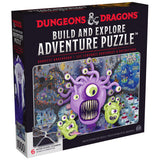 Dungeons & Dragons, Build and Explore Adventure Puzzle, DND Adult Puzzles, Dungeons and Dragons 1000 Piece Puzzles for Adults and Kids Ages 12+ Spin Master Games