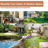 PrimeZone 54 PCS FSC Certified Acacia Wood Interlocking Deck Tiles - 12" x 12" Waterproof Indoor Outdoor Patio Flooring Decking Tiles for Balcony, Backyard & Poolside, All Weather Use, Natural Wood PrimeZone