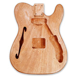 BexGears DIY Semi Hollow body Electric Guitar Kit Guitar Kits Beginner Kits okoume Body Maple Neck Chrome Hardware Right Handed Build Your Own Guitar BexGears