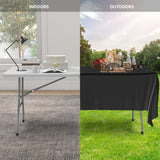 YITAHOME Heavy-Duty 6ft Folding Table with Handle, Portable Rectangle Folding Table for Easy Storage, Ideal for Outdoors Camping, Picnics, Parties & Indoor Events, White YITAHOME