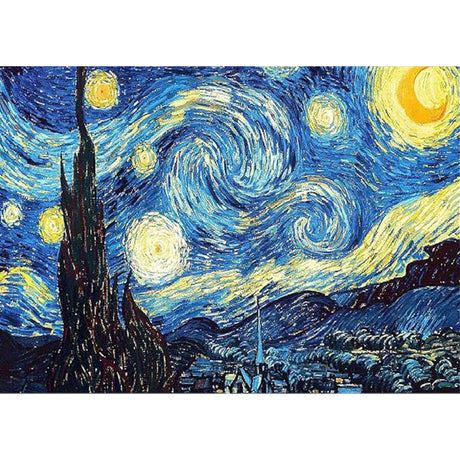 LYKEJI Starry Night Diamond Art Kits for Adults Diamond Painting Kit, 11.8x15.7 Inch, Colorful 5D Art with Full Round Diamonds, DIY Craft for Wall Decor LYKEJI