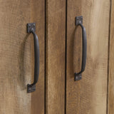 Sauder Adept Storage Pantry Cabinet, L: 38.94" x W: 16.77" x H: 70.98", Craftsman Oak finish Sauder