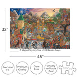 Aquarius The Beatles Magical Mystery Tour (3000 Piece Jigsaw Puzzle) - Officially Licensed Beatles Merchandise & Collectibles - Glare Free - Precision Fit - 32 x 45 Inches AQUARIUS