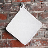 Arkwright Pot Holders for Kitchen - Heat Resistant Square Hot Pads Set of 12, Professional Grade Washable Cotton Coaster for Oven, Cooking and Baking, 7 x 7 in, White Arkwright LLC