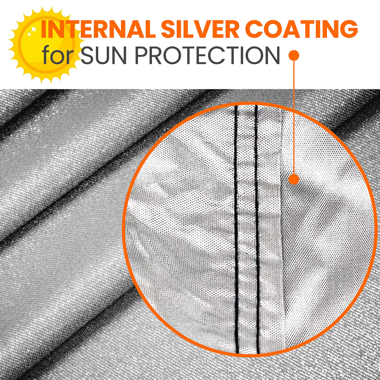 SerenelifeHome Hanging Egg Chair Cover-75" x 45" Waterproof/Windproof Dust Protector w/ Zipper & Hem Cord, Suitable for Most Outdoor Swing/Pod Chairs,Perfectly Fits Model SLGZ0EGG, One Size, Black SereneLife