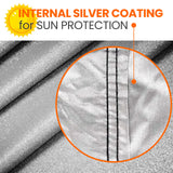 SerenelifeHome Hanging Egg Chair Cover-75" x 45" Waterproof/Windproof Dust Protector w/ Zipper & Hem Cord, Suitable for Most Outdoor Swing/Pod Chairs,Perfectly Fits Model SLGZ0EGG, One Size, Black SereneLife