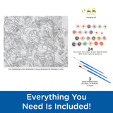 AQUARIUS Marvel Avengers Assemble Art by Numbers - 16 x 20 inches Avengers Themed Paint by Number for Adults & Kids - DIY Color by Number Paint Kit for Beginner - Officially Licensed AQUARIUS