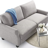 ZINUS Josh Sofa Couch, Easy, Tool-Free Assembly, Soft Grey Zinus