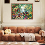 Jigsaw Puzzles for Adults 500 Pieces Puzzle Elephant Tiger Puzzle for Adults Children Elderly Puzzles Peacock Animal Puzzle 500, Home Decor Gift Family Game for Men Women Elders Seniors (20.5"x15") Jeacirio