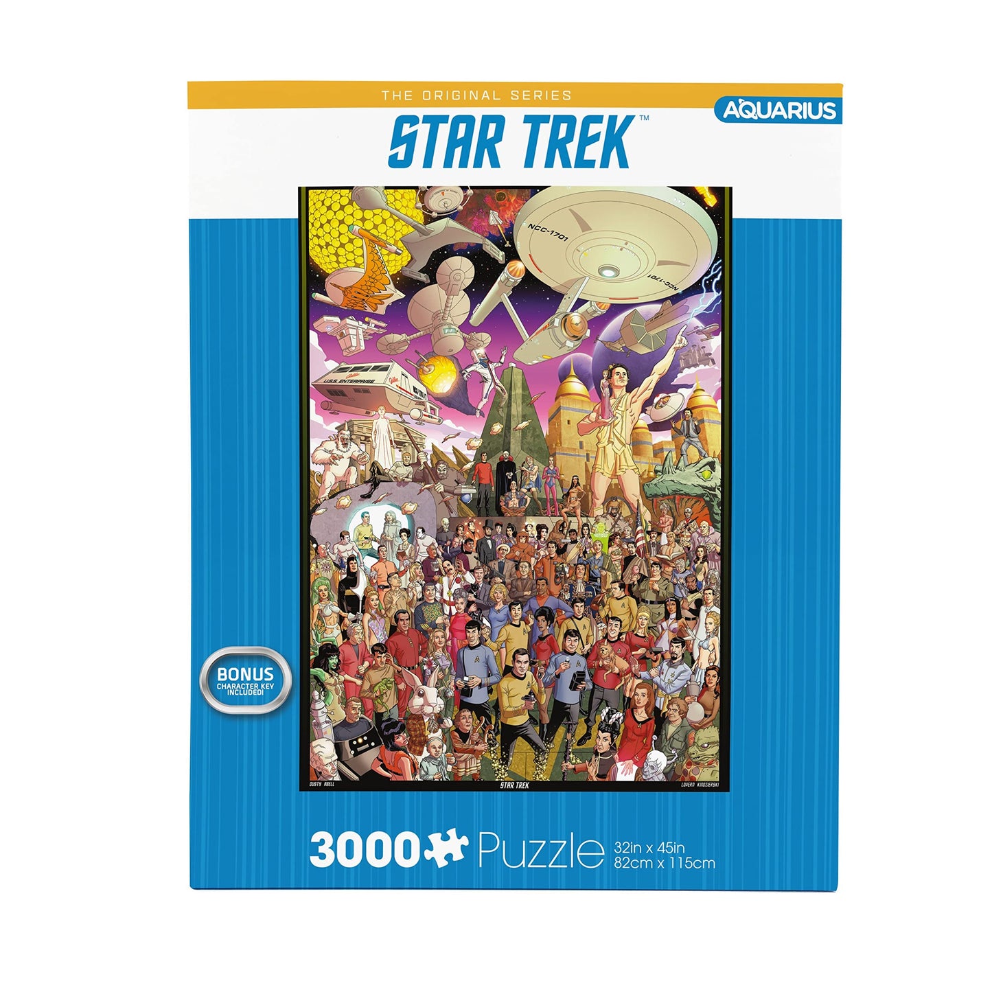 Aquarius Star Trek Puzzle (3000 Piece Jigsaw Puzzle) - Officially Licensed Star Trek Merchandise & Collectibles - Glare Free - Precision Fit - 32 x 45 Inches