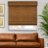 CHICOLOGY Bamboo Roman Shades - Smart Choice Eco-Friendly Light Filtering Blinds for Windows, Premium Quality, Ideal for Home, Frost, 33" W X 64" H CHICOLOGY