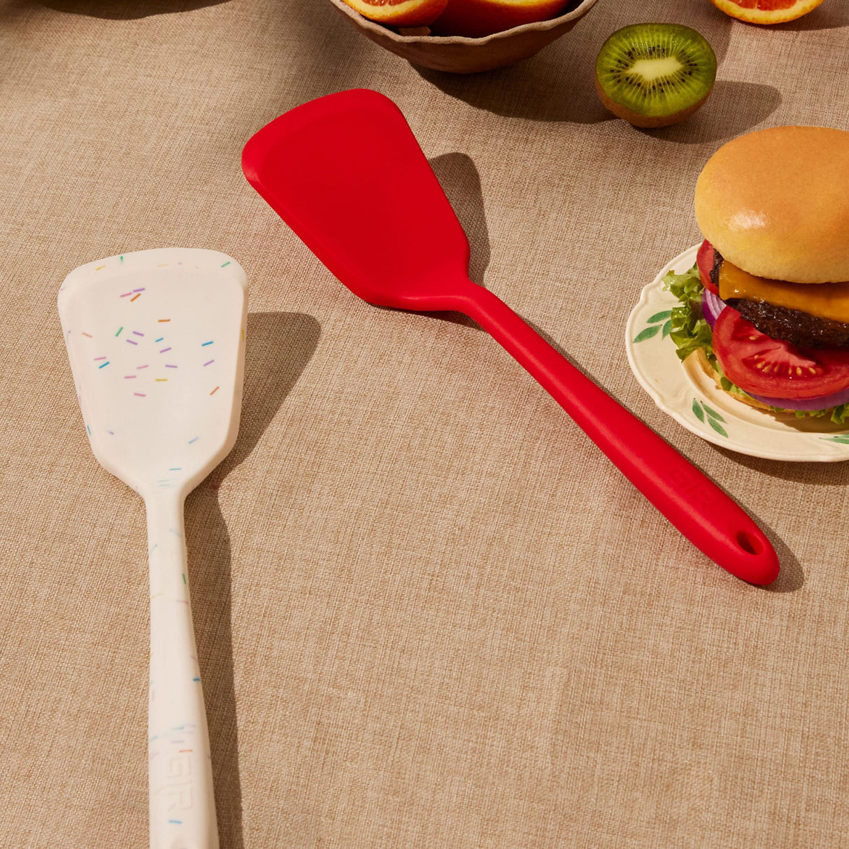 GIR: Get It Right Premium Silicone Ultimate Turner - Non-Stick Heat Resistant - Ideal for BBQs & Cookouts -Strong Enough to Lift, Flip and Transfer Heavier Food Items | Ultimate Turner - 13 IN, Slate Get It Right