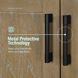 OVE Decors Bailey 72 in. W x 22 in. D x 34.5 in. H Bath Vanity in Driftwood Oak with White Engineered Quartz Top OVE Decors