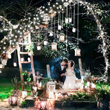 KNONEW 170FT Outdoor Christmas Fairy Lights Plug in,500 LED String Lights Outdoor Waterproof 8 Modes Memory Times for Wedding Bedroom Walls Garden Trees Decoration(Cool White) KNONEW