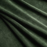 Benedeco Blackout Green Velvet Curtains for Bedroom Window, Light Filtering Drapes for Living Room Darkening Soundproof Thermal Curtain Rod Pocket 52 x 96 inches Long Length Set of 2 Panels Benedeco