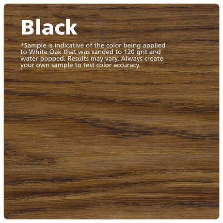 Rubio Monocoat Wood Stain & Finish 65 ft² - Black | Oil Plus 2C | Quick-Dry, Eco-Friendly Linseed Wood Oil for Indoor Use, Includes Accelerator (Part B) | Protector | 130 ml Rubio Monocoat