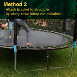 VASGOR 24” Mobile Home Anchors - Ground Anchor Screw in with Brackets and Adapter for Drill - Earth Anchors - Storage Shed and Swing Anchor Kits VASGOR