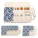 Teamoy Knitting Needles Holder Case(up to 11 Inches), Rolling Organizer for Straight and Circular Knitting Needles, Crochet Hooks and Accessories, Sheep - NO Accessories Included Teamoy