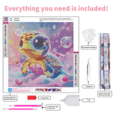 GEEHEIY Sea Turtle Diamond Art Kits for Kids, 5D Turtle Diamond Painting Kits for Adults Beginner, DIY Animal Gem Art Dots for Adults, Perfect for Home Wall Decor 14x14 Inch GEEHEIY