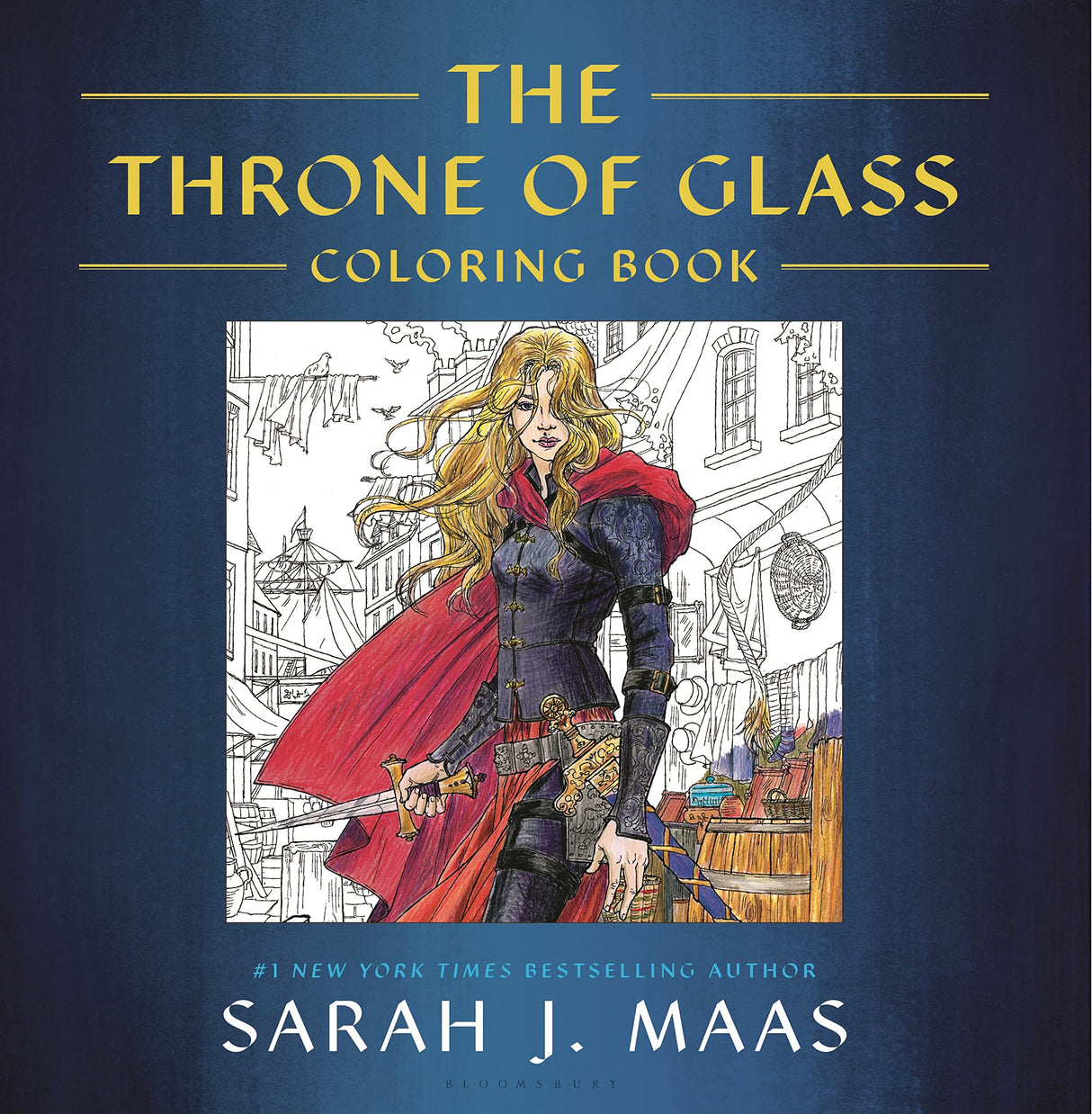 The Throne of Glass Coloring Book Bloomsbury USA Childrens