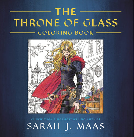 The Throne of Glass Coloring Book Bloomsbury USA Childrens