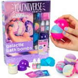 Just My Style You*niverse Galactic Bath Bombs, at-Home STEAM Kits for Kids Age 6 and Up, Bath Time Fun, DIY Bath Bombs YOUNIVERSE