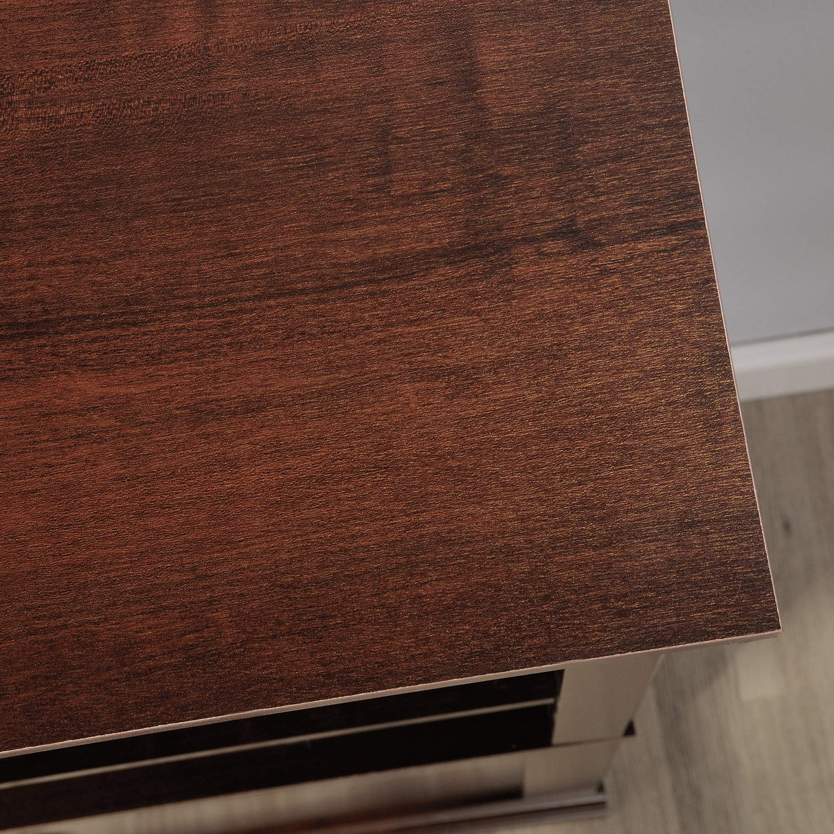 Sauder Select Cherry Storage Bookcase with Adjustable Shelves and Doors Sauder