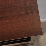 Sauder Select Cherry Storage Bookcase with Adjustable Shelves and Doors Sauder