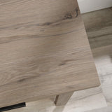 Sauder Summit Station Desk, L: 52.09" x W: 19.29" x H: 29.02", Laurel Oak finish Sauder