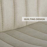 Nalupatio Dining Chairs Set of 4, Modern Dining Room Chairs Comfy Backrest Thick Upholstered Kitchen Chairs 19IN Height with Metal Legs Beig Nalupatio