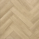 Nathan James Dylan Media Console Cabinet or TV Stand with Doors for Hidden Storage in a Natural Reclaimed Herringbone Wood Pattern and Metal, Oak/Matte Black Nathan James