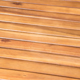 Christopher Knight Home Stamford Outdoor Acacia Wood Round Dining Table, Teak Finish Christopher Knight Home