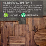 Made in USA Black Walnut Wood Cutting Board by Virginia Boys Kitchens - Butcher Block Wooden Carving Board with Juice Well made from Sustainable Virginia Boys Kitchens