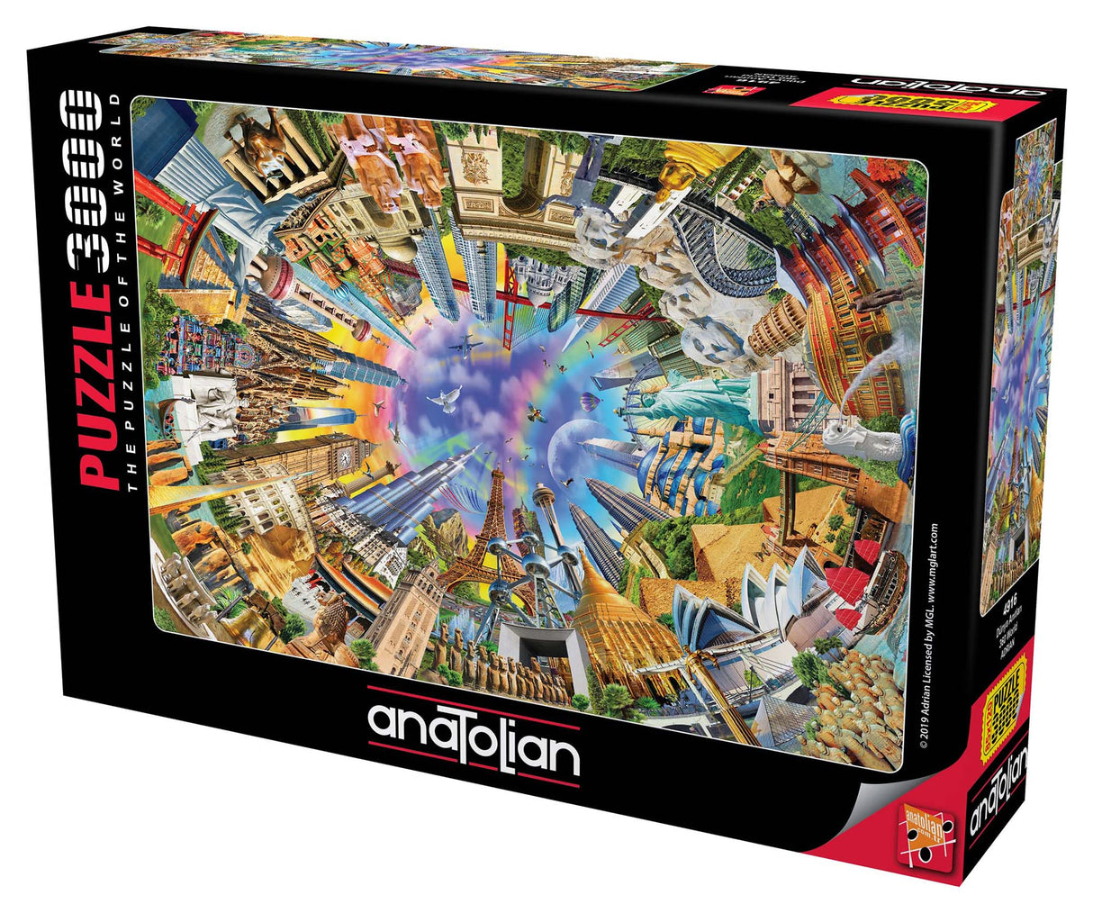 Anatolian Puzzle - 360 World, 3000 Piece Jigsaw Puzzle, #4916 Anatolian