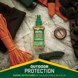 Repel Plant-Based Lemon Eucalyptus Insect Repellent, Mosquito Repellent, Pump Spray, 4 Ounce, (Pack of 2) Repel