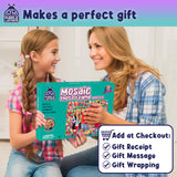 PURPLE LADYBUG DIY Mosaic Photo Frame Craft Kit - Summer Activities for Kids & Teens, Arts & Crafts for Girls 8-12, Birthday Gift for Girls, Fun Craft for Kids Ages 6-12 PURPLE LADYBUG