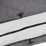 Outsunny 10' x 13' Universal Replacement Mesh Sidewall Netting for Patio Gazebos and Canopy Tents with Zippers, (Sidewall Only), White Outsunny